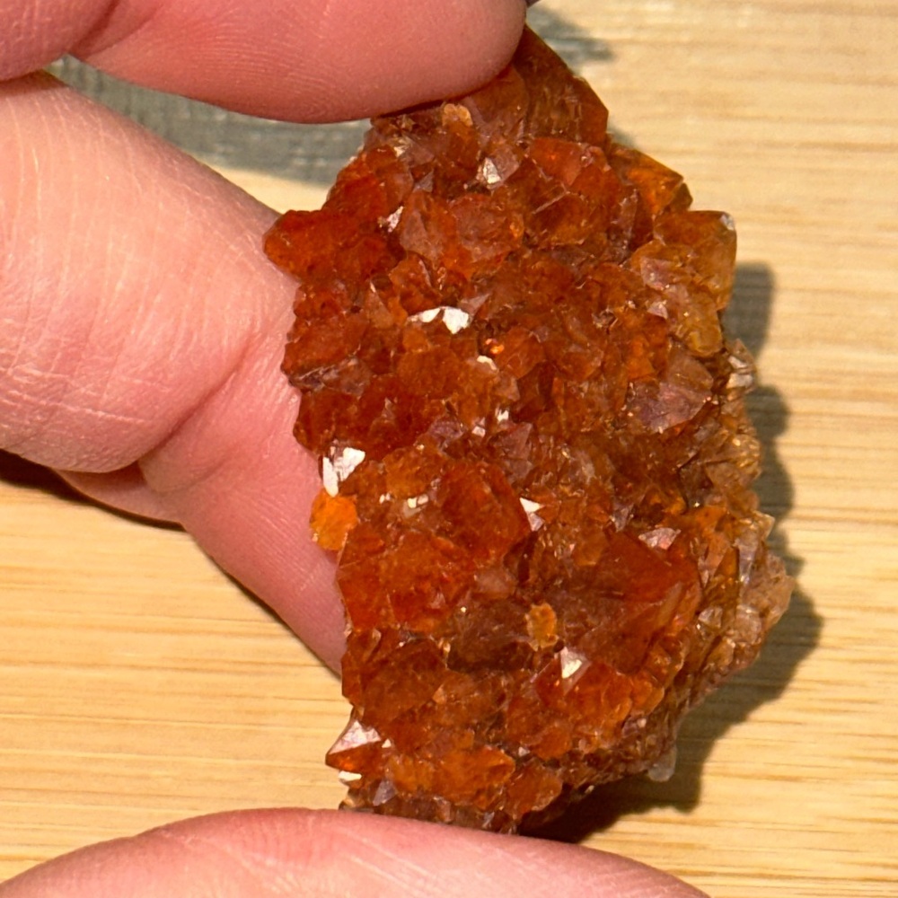 Red Quartz Crystal Cluster - Picture 4 of 8